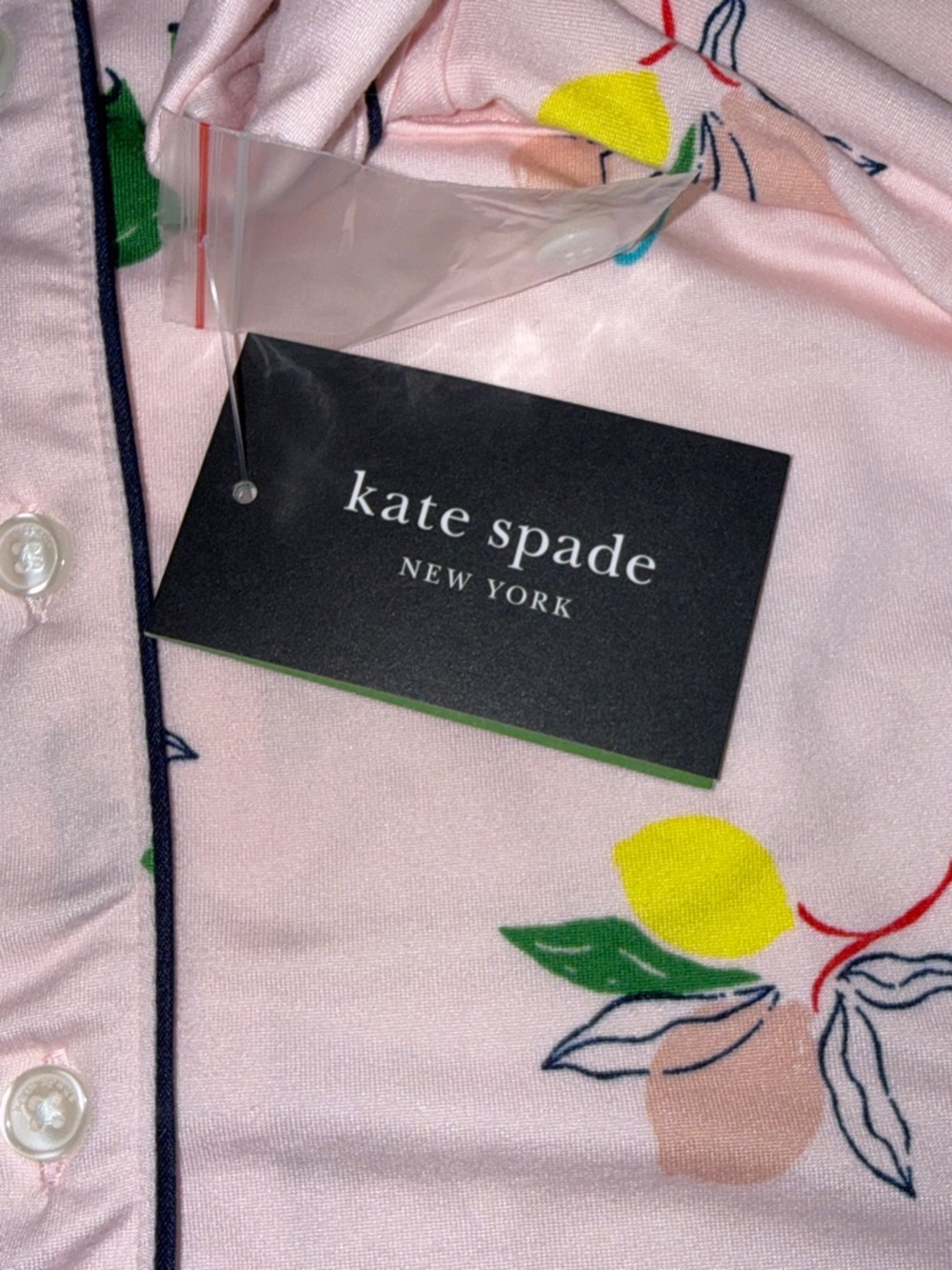 kate spade Light Pink Printed Two-Piece Pajama Set - Picture 5 of 13